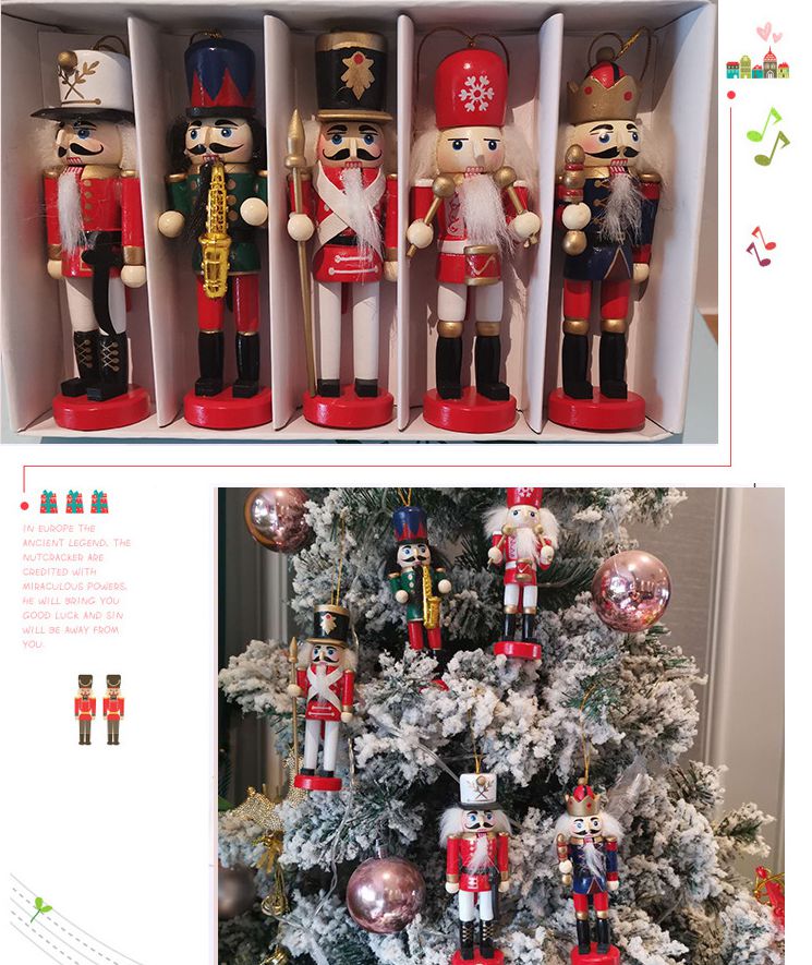 5/6 sztuk dekoracje na boże na – Nutcracker Figurine recenzja i cena