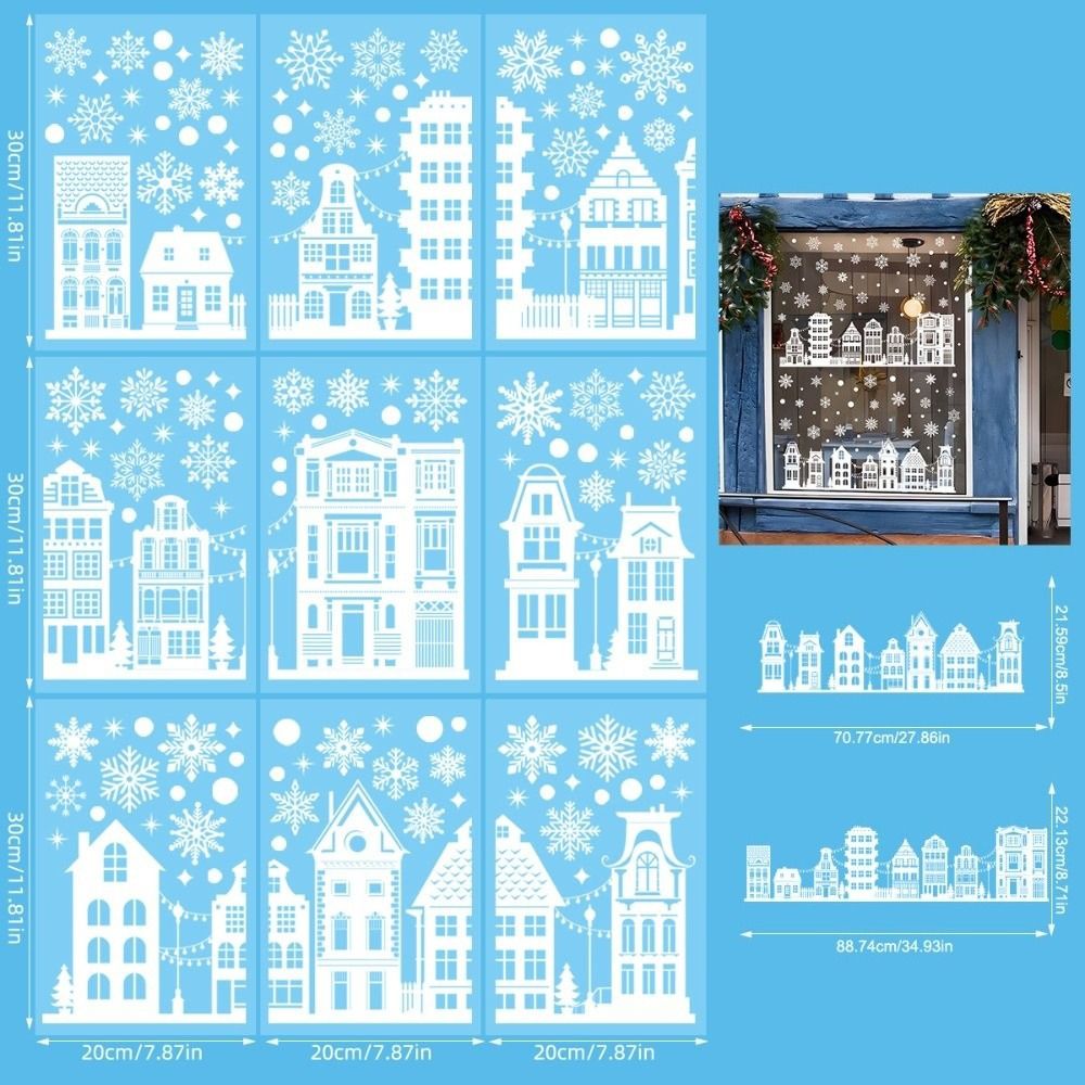 Naklejka świąteczna na okno z  – Snowflake Window Decal recenzja i cena