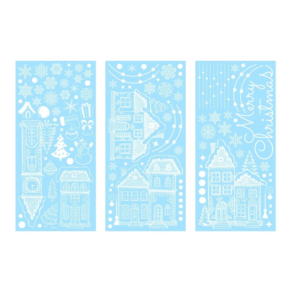 Naklejka świąteczna na okno z  – Snowflake Window Decal recenzja i cena