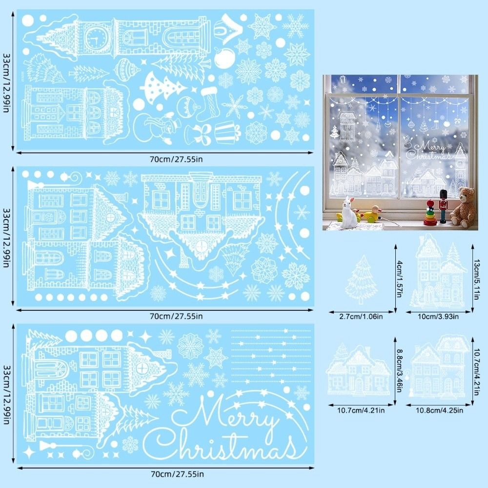 Naklejka świąteczna na okno z  – Snowflake Window Decal recenzja i cena