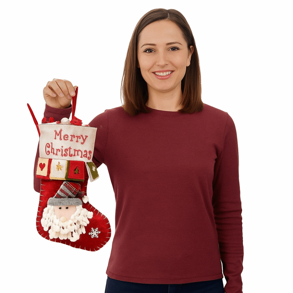 Zabawna wisząca świąteczna ska – Christmas Stocking Hanging recenzja i cena