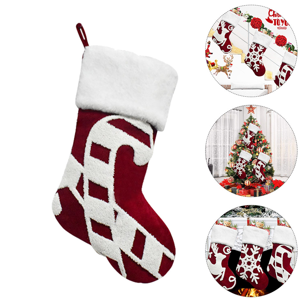 1 szt. świątecznej skarpety de – Christmas Stocking Hanging recenzja i cena