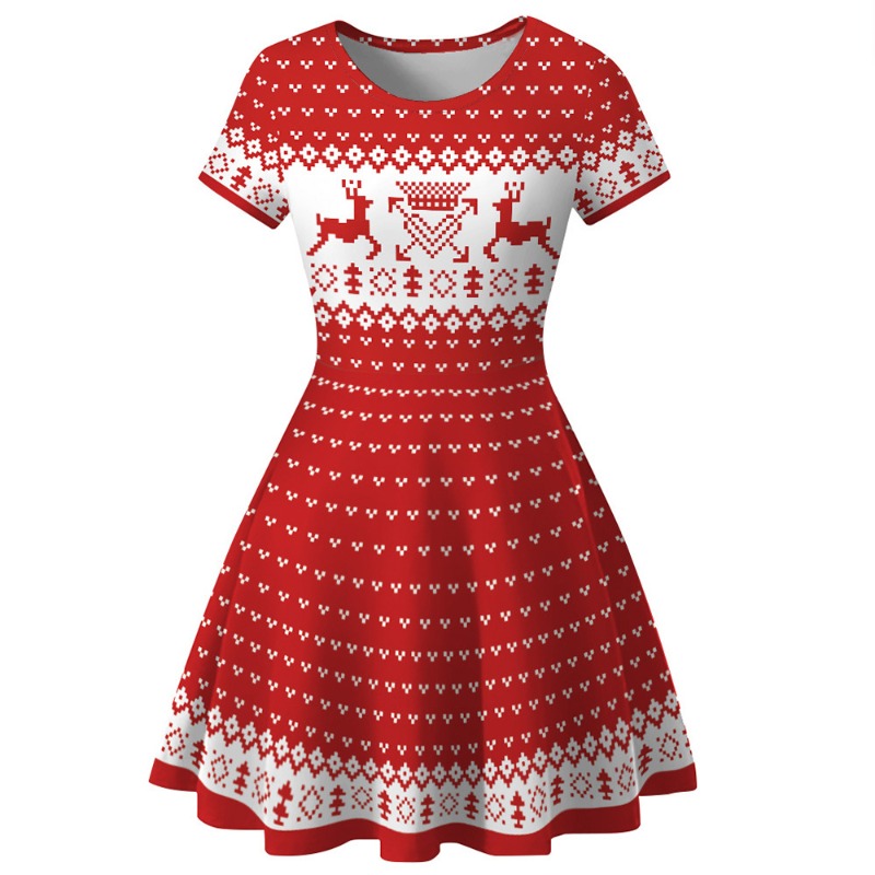 Damska świąteczna sukienka min – Elf Costume Christmas recenzja i cena