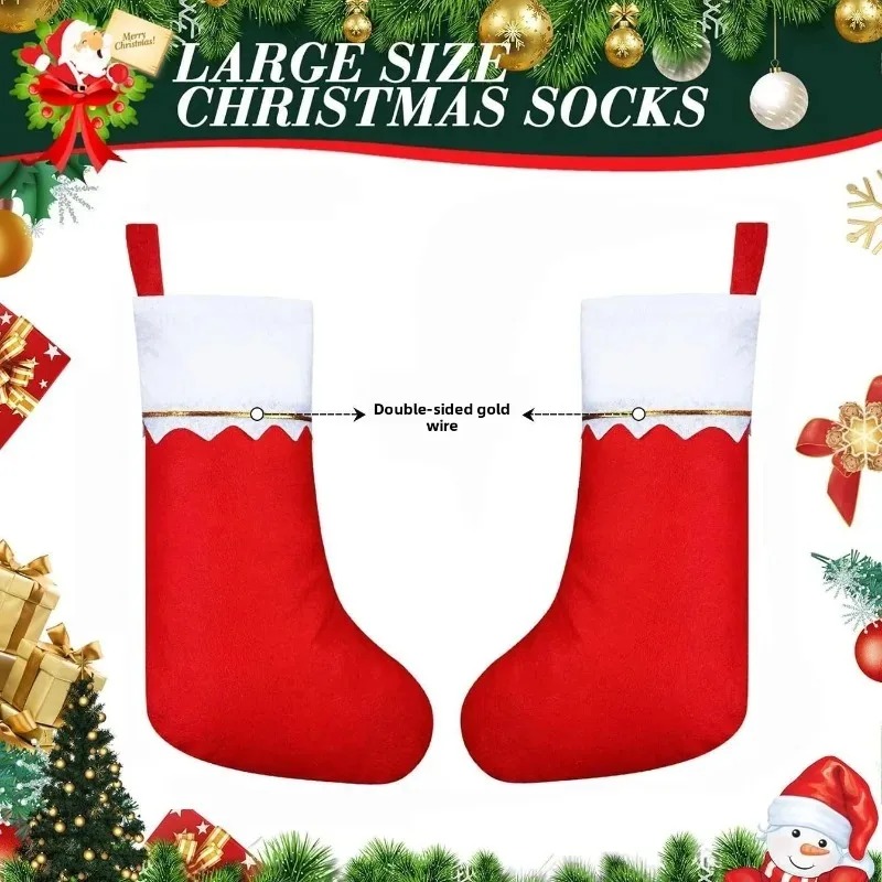 12-24 szt. Zestaw świątecznych – Christmas Stocking Hanging recenzja i cena