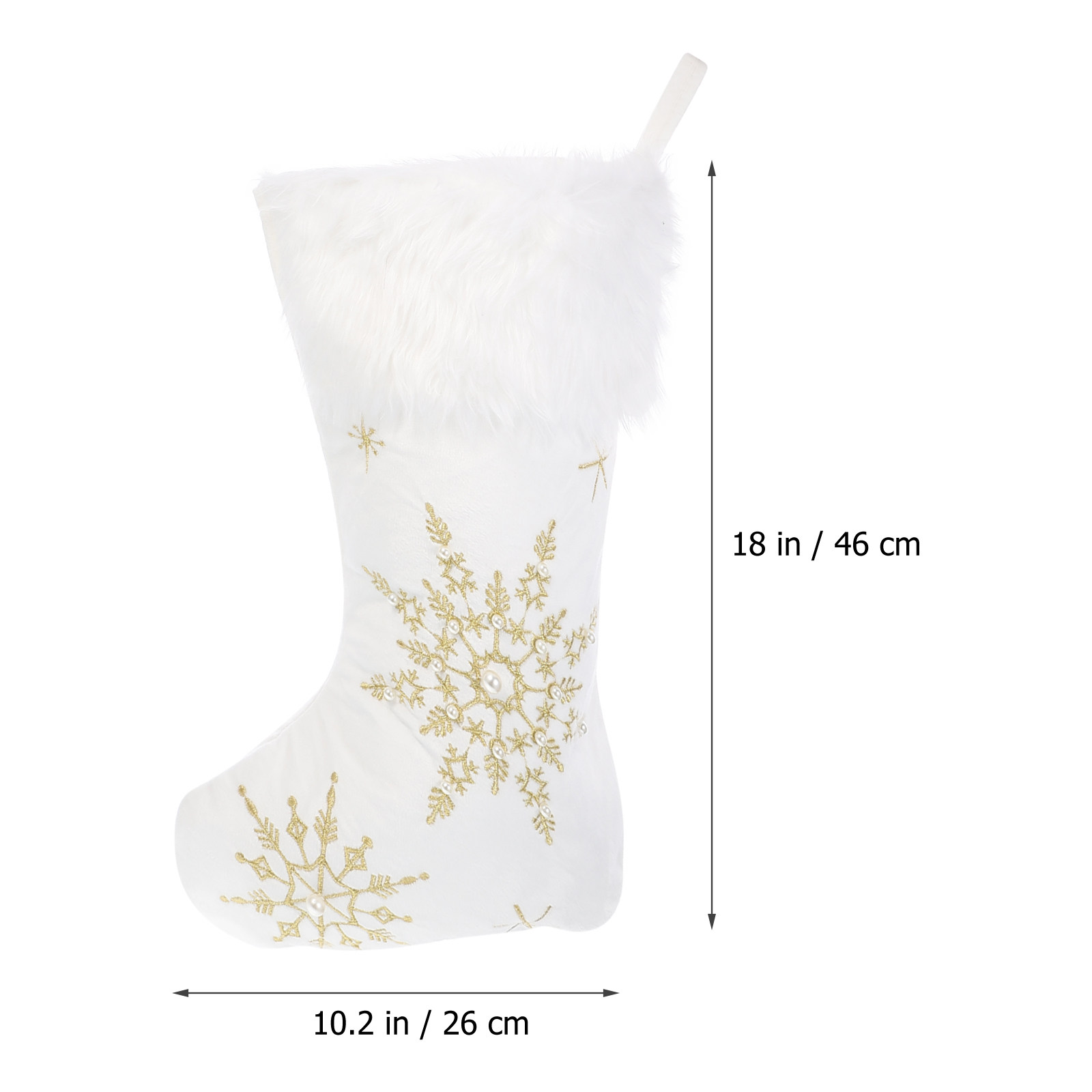 1 szt. Świąteczna skarpeta dek – Christmas Stocking Hanging recenzja i cena