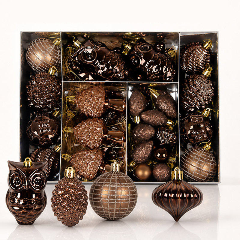 52/73 szt. Ozdoby świąteczne w – Ornament Ball Set recenzja i cena