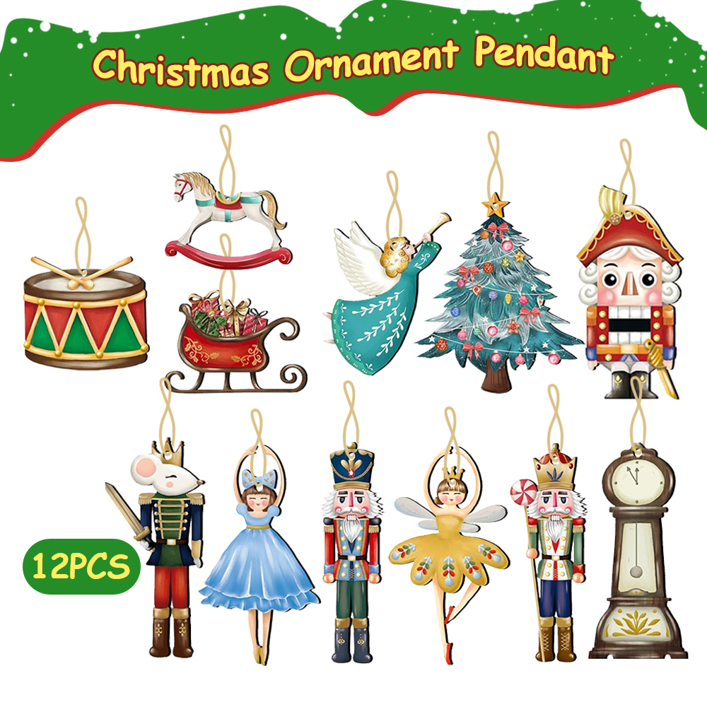 12Pcs/Set Drewniany Dziadek do – Nutcracker Figurine recenzja i cena