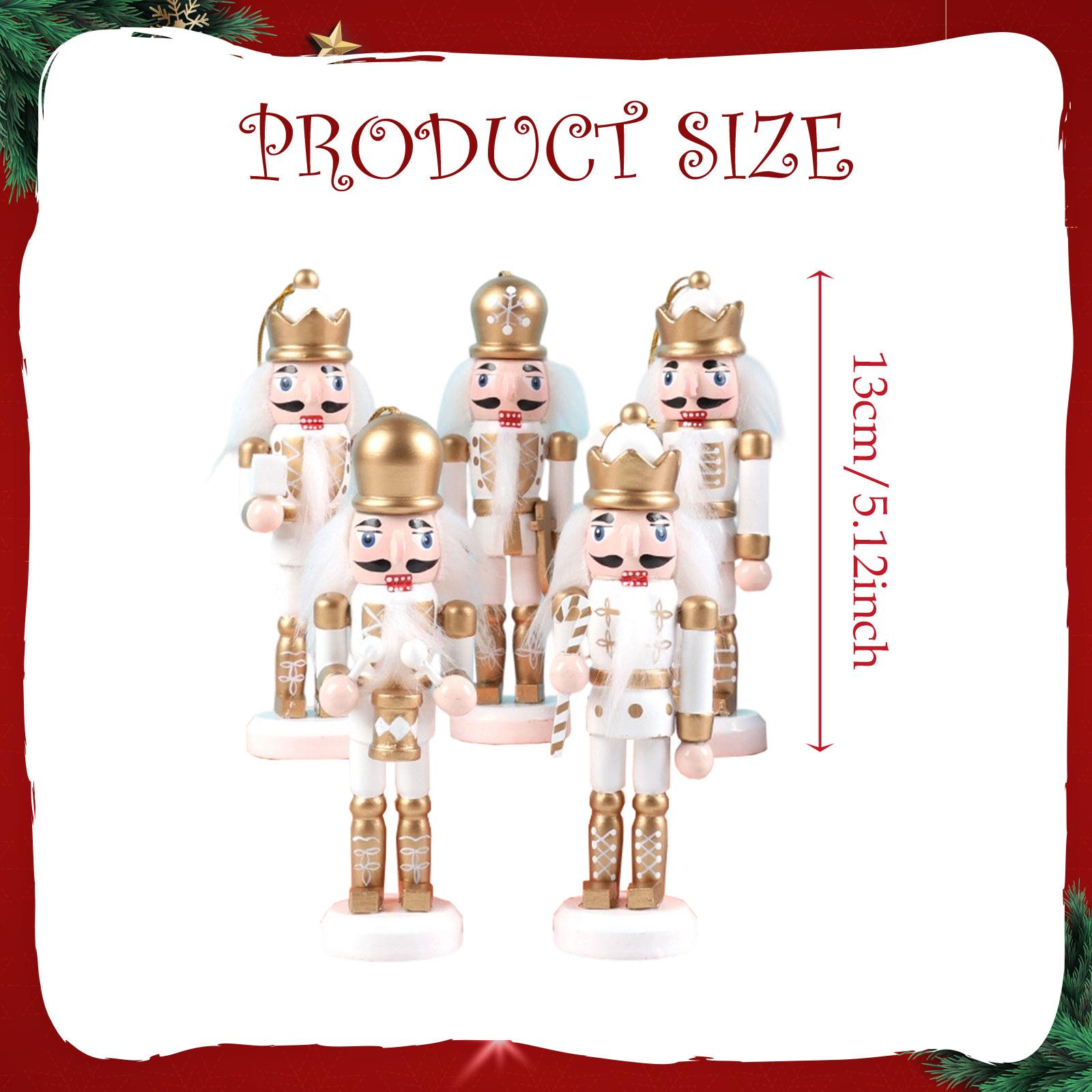 5x Świąteczne ozdoby dziadków  – Nutcracker Figurine recenzja i cena