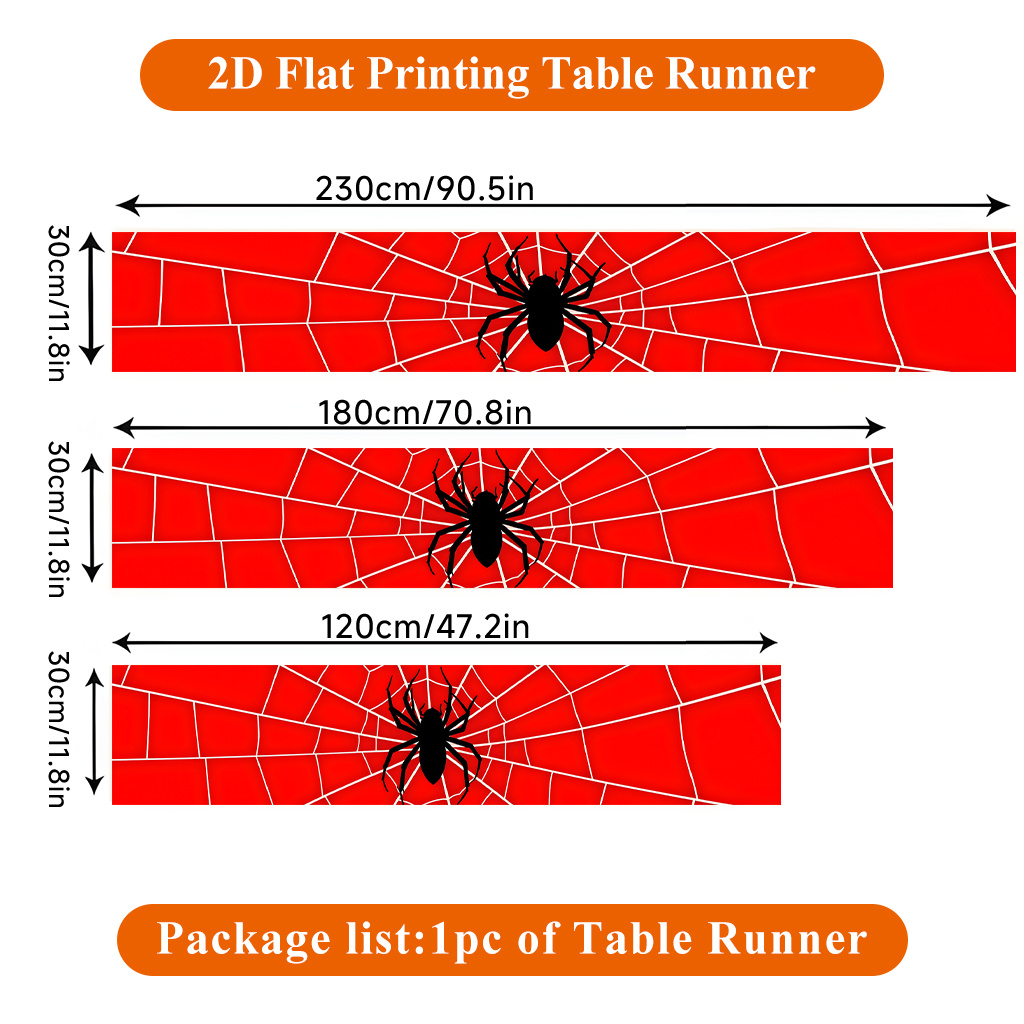 1 szt. Pajęczyna z czerwonym p – Christmas Table Runner recenzja i cena